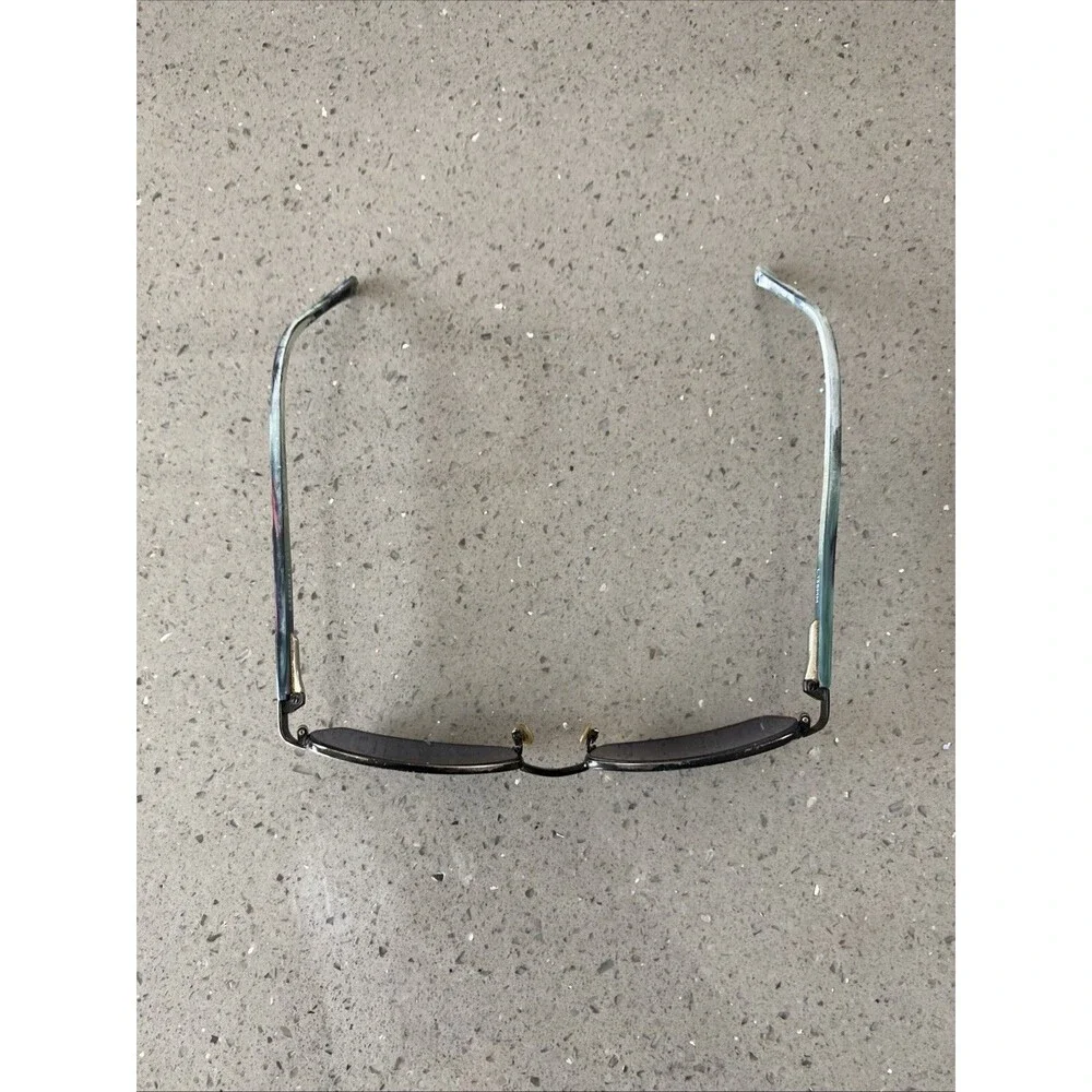 COLE HAAN CH1022 II Eyeglasses Frames ONLY 53-16-135 Black/Blue Teal Marble